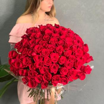 Букет из 101 красной розы (№  91902t)