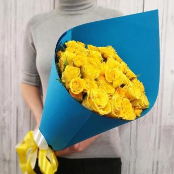 Желтые розы артикул букета: 161756